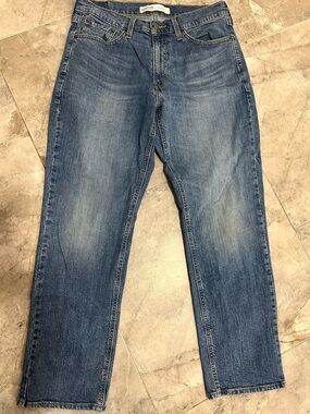 Signature by Levi Strauss Vintage Wash Blue Straight Jeans